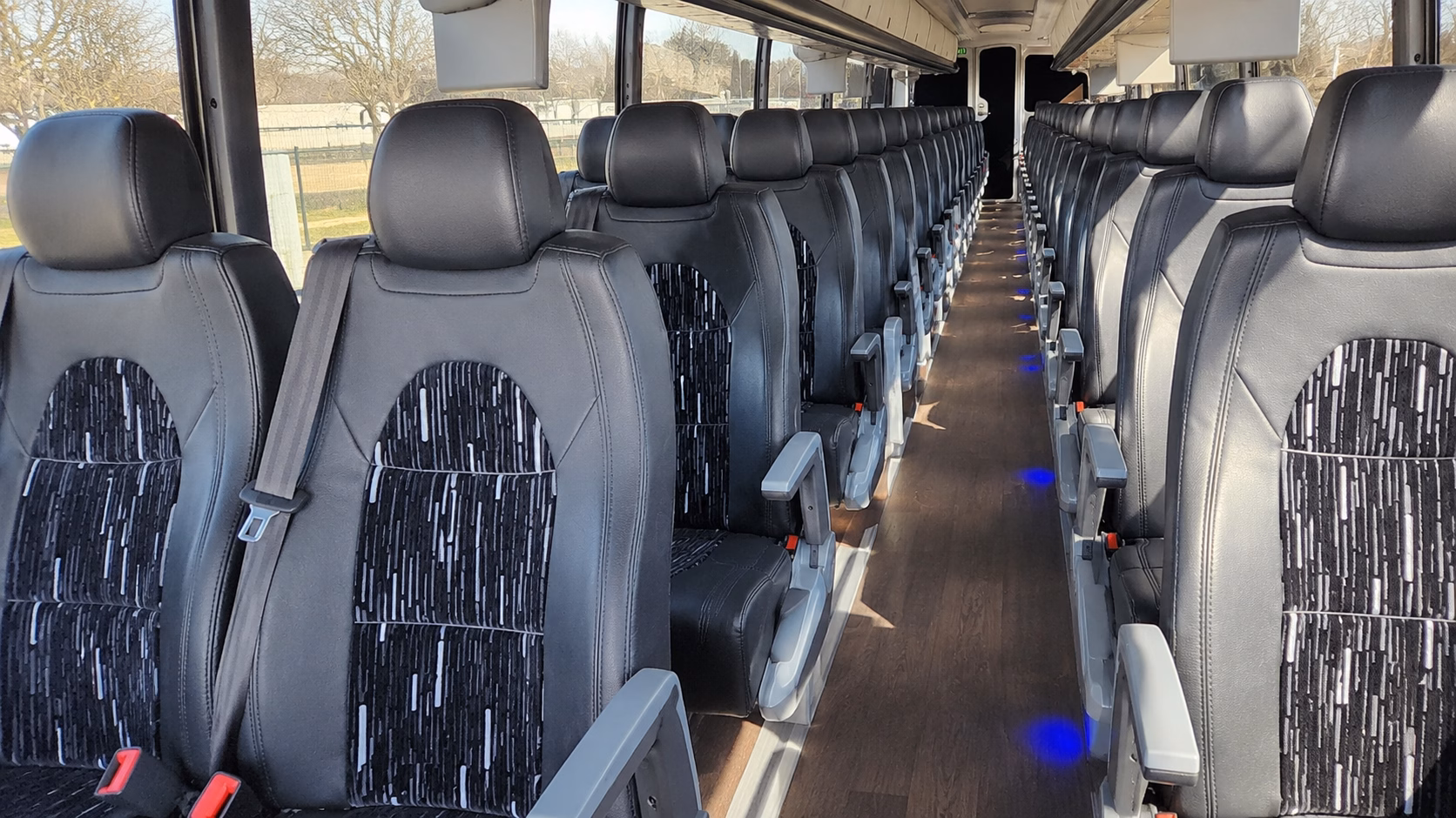 rancho cucamonga concert transportation onboard seating