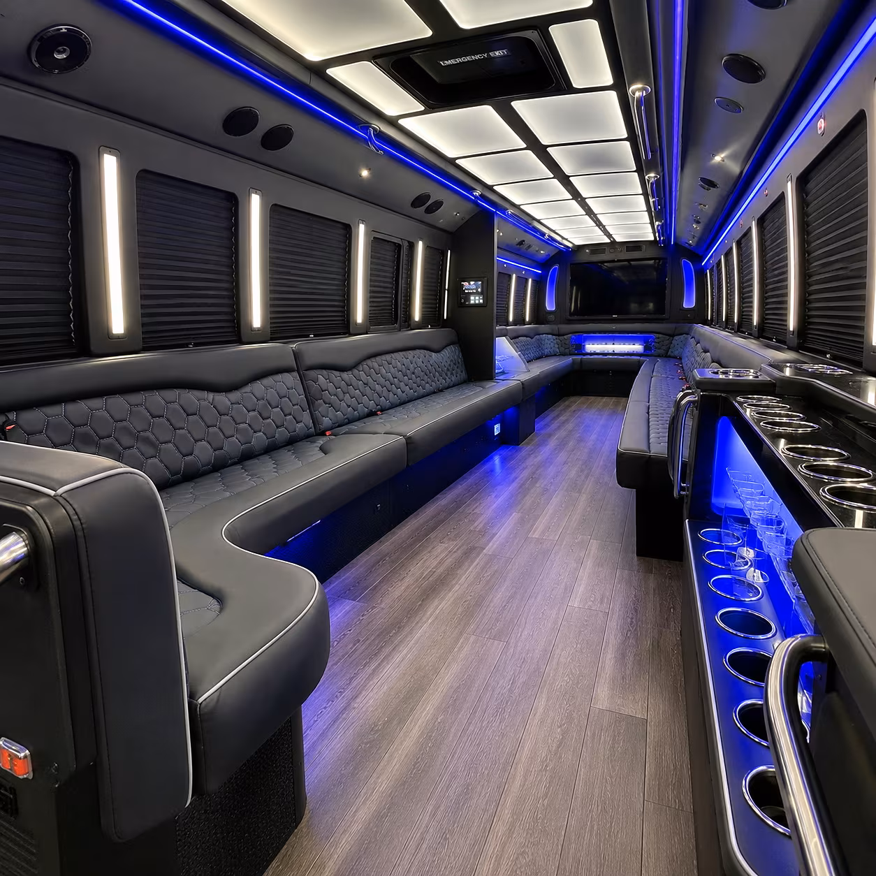 rancho cucamonga party bus rentals inside