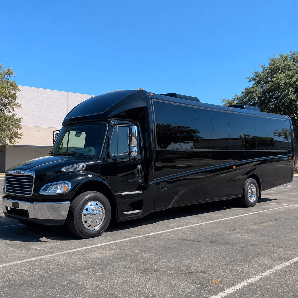 upland charter bus interior